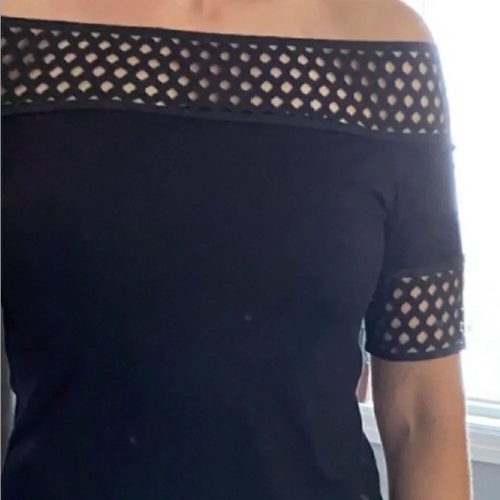 Montagne Umbra Black Off the Shoulder Top Stitch Fix Size Medium